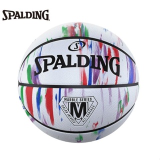 SPALDING 斯伯丁 彩紅 大理石系列 籃球PU 7號球 SPA84397 2024最新款上市超低特價$630/個