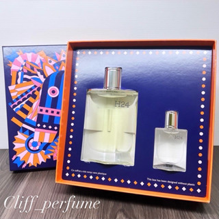 【克裡夫香水店】HERMES 愛馬仕 H24中性淡香水禮盒(淡香水100ml+隨身瓶12.5ml)