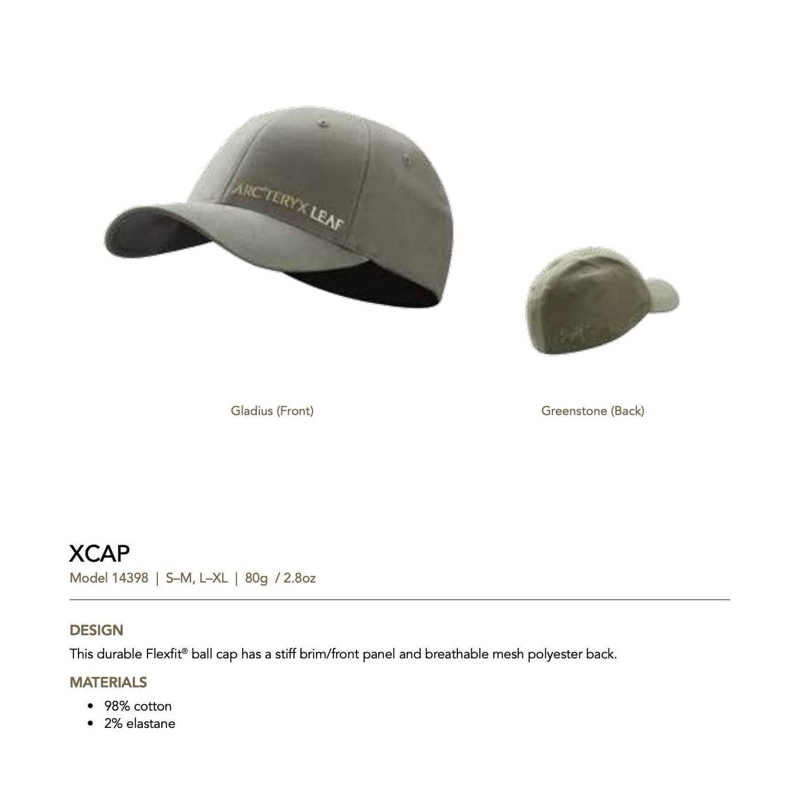 Arc'teryx Leaf armed forces  cap 帽 L /XL 軍鳥 初代絕版