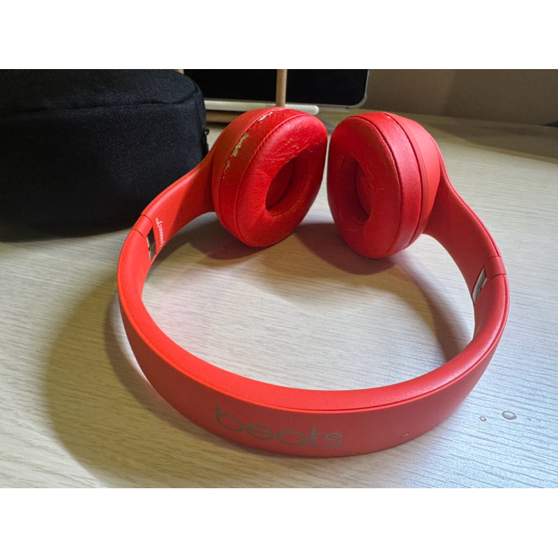 Beats Solo3 Wireless 真無線頭戴式耳機 紅色 二手