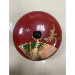 日本 早期文物 木製漆器 糖果盒
