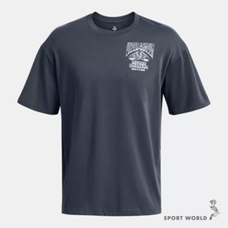 Under Armour UA 短袖上衣 男裝 棉 歐規 灰【運動世界】1382857-044