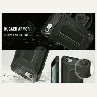 二手 SPIGEN iPhone 6S 6 Plus Rugged Armor 強化吸震 防摔 保護殼 手機殼 防摔殼