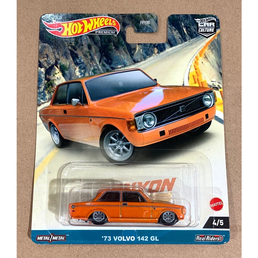 風火輪 Hot Wheels 汽車文化 CANYON 峽谷 富豪 '73 VOLVO 142 GL 復古跑車 轎車