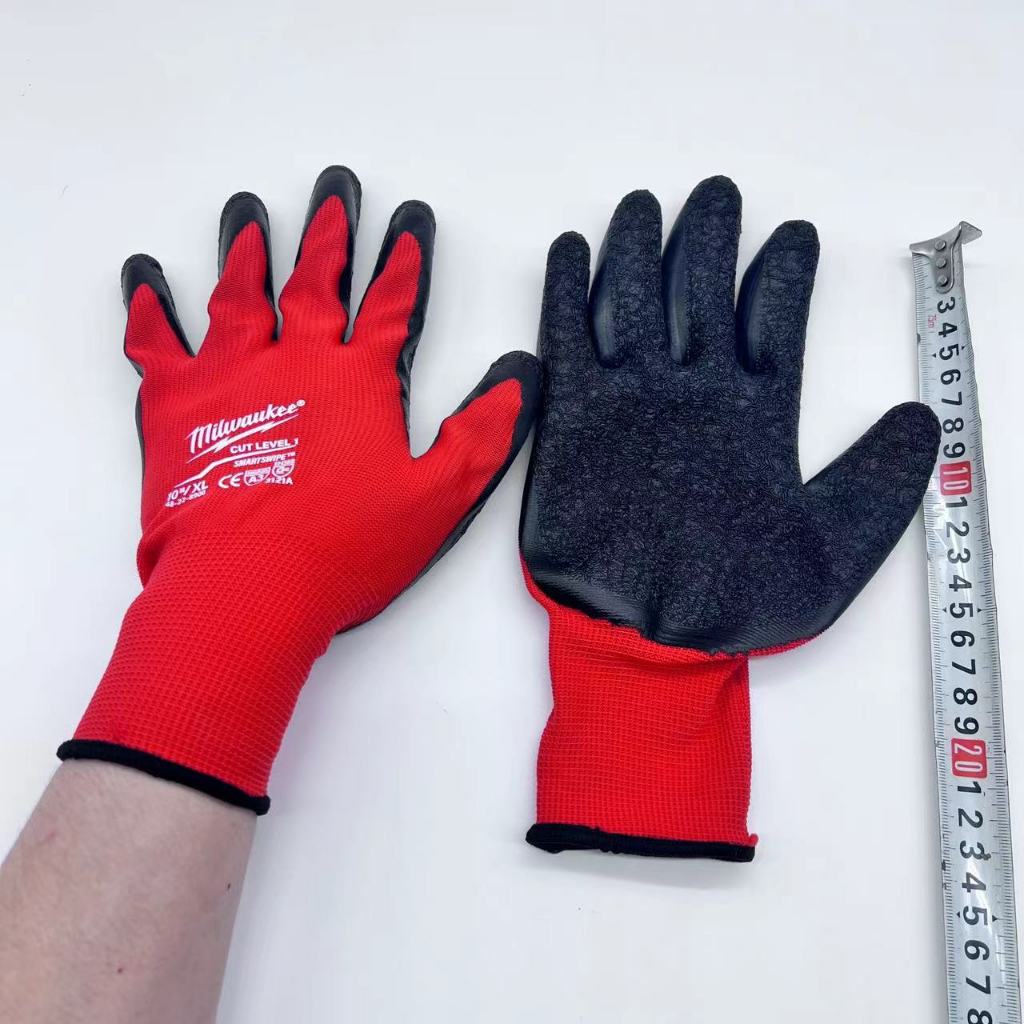 現貨促銷 米沃奇工作手套 買十送二 米沃奇防割防滑耐磨防護手套 工程手套 工作手套 米沃奇手套