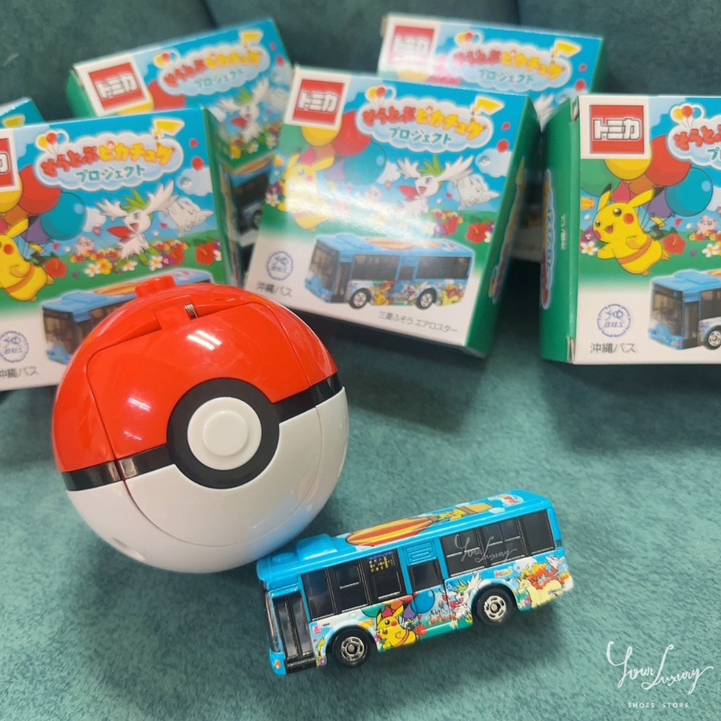 【Luxury】日本沖繩限定 Tomica Pokémon OKINAWA多美 寶可夢巴士 神奇寶貝 皮卡丘彩繪觀光巴士