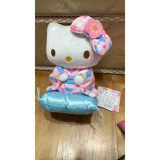 Hello Kitty 絨毛玩偶 凱蒂貓娃娃 坐姿 絨毛娃娃 和服玩偶 禮物 收藏1-14