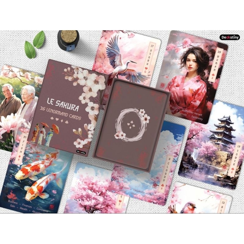 《團購中》Shandi進口牌卡－正版限量私人發行－泰國／櫻花雷諾曼／Le Sakura Lenormand