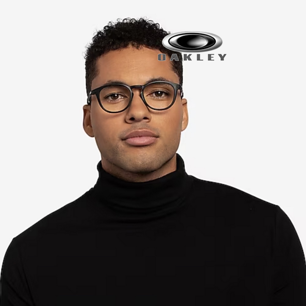 【原廠公司貨】Oakley PITCHMAN R A 亞洲版 時尚圓框光學眼鏡 薄鋼鏡臂 OX8105F 01 霧黑