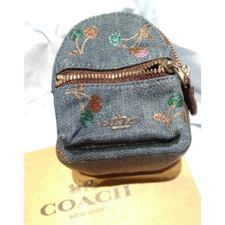 👜Coach斜揹包🎒牛仔背包款零錢包 小廢包 斜胯包 斜揹包 全皮革 相機包 零錢包全新 綠二手 全家免運