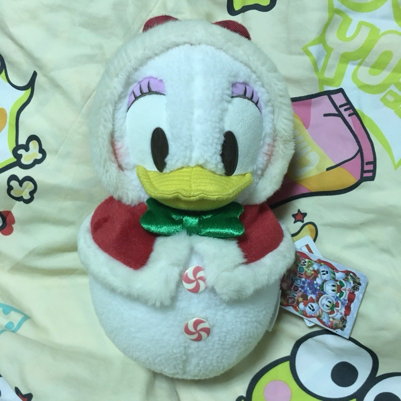 日本 東京迪士尼 2019 聖誕節 雪人 黛西 黛絲 娃娃 抱枕 玩偶
