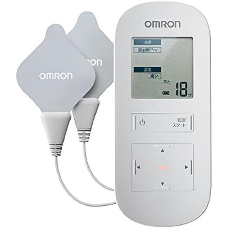 【日本直送附中文説明書】OMRON 歐姆龍 熱低頻治療儀 HV-F311 白色 HV-F312