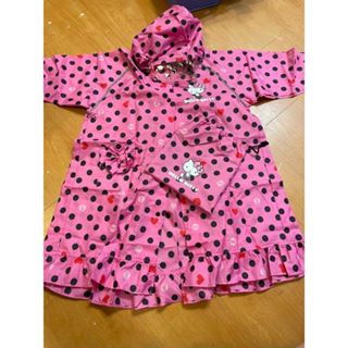 兒童雨衣/粉紅色雨衣