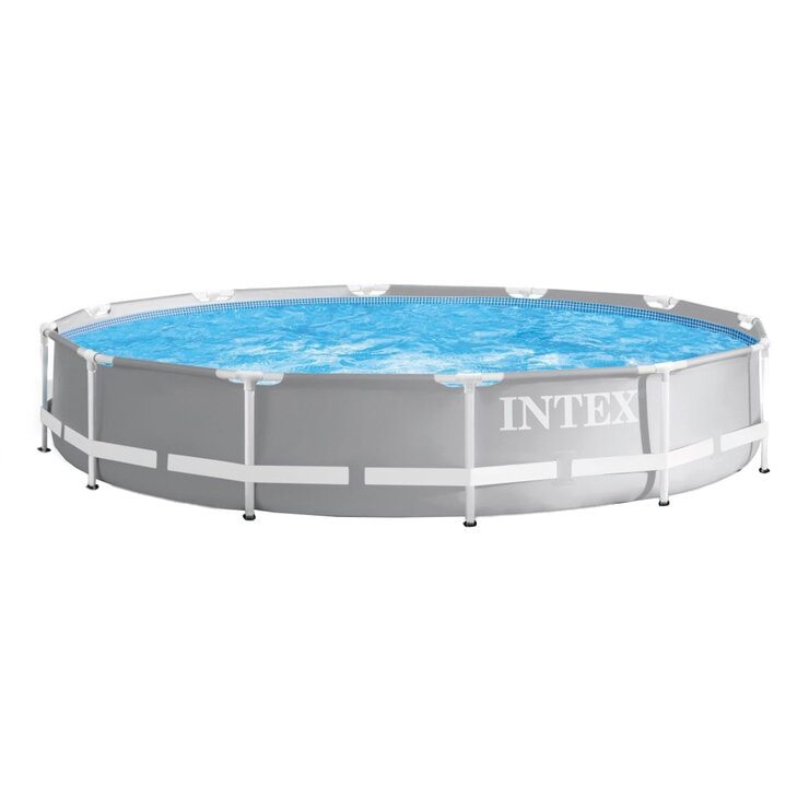【小如的店】COSTCO好市多線上代購~INTEX 英泰斯 金屬支架圓形泳池 (1入) 142532