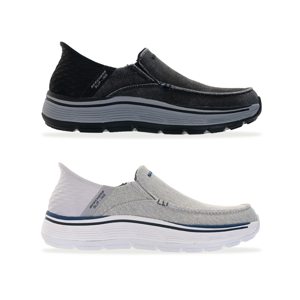 SKECHERS 男 瞬穿系列 REMAXED 慢跑鞋 - 204839BLK 204839GRY