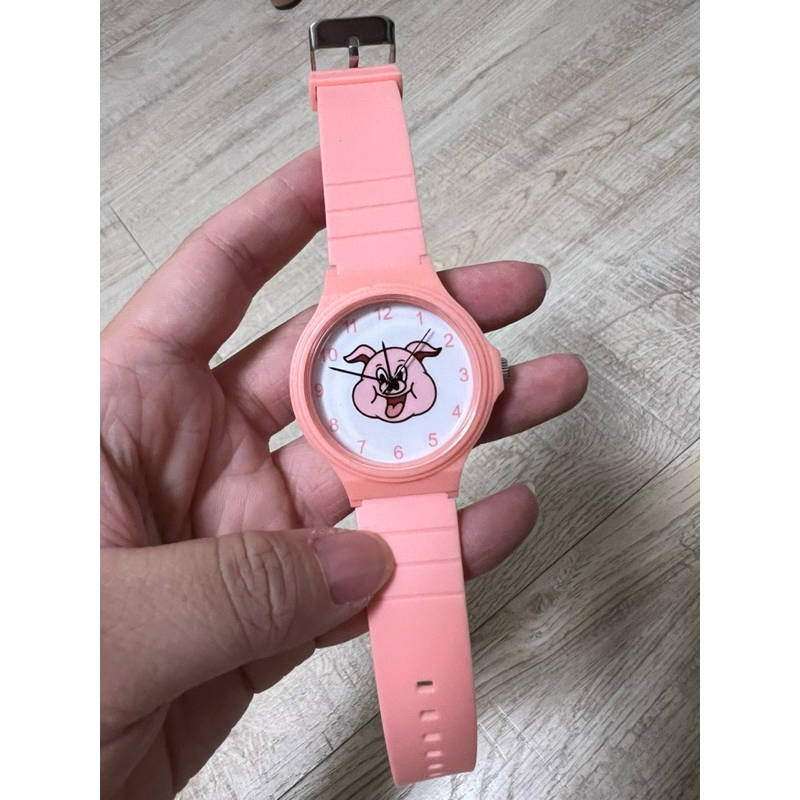 「台灣現貨」周處除三害陳桂林同款粉色小豬手錶