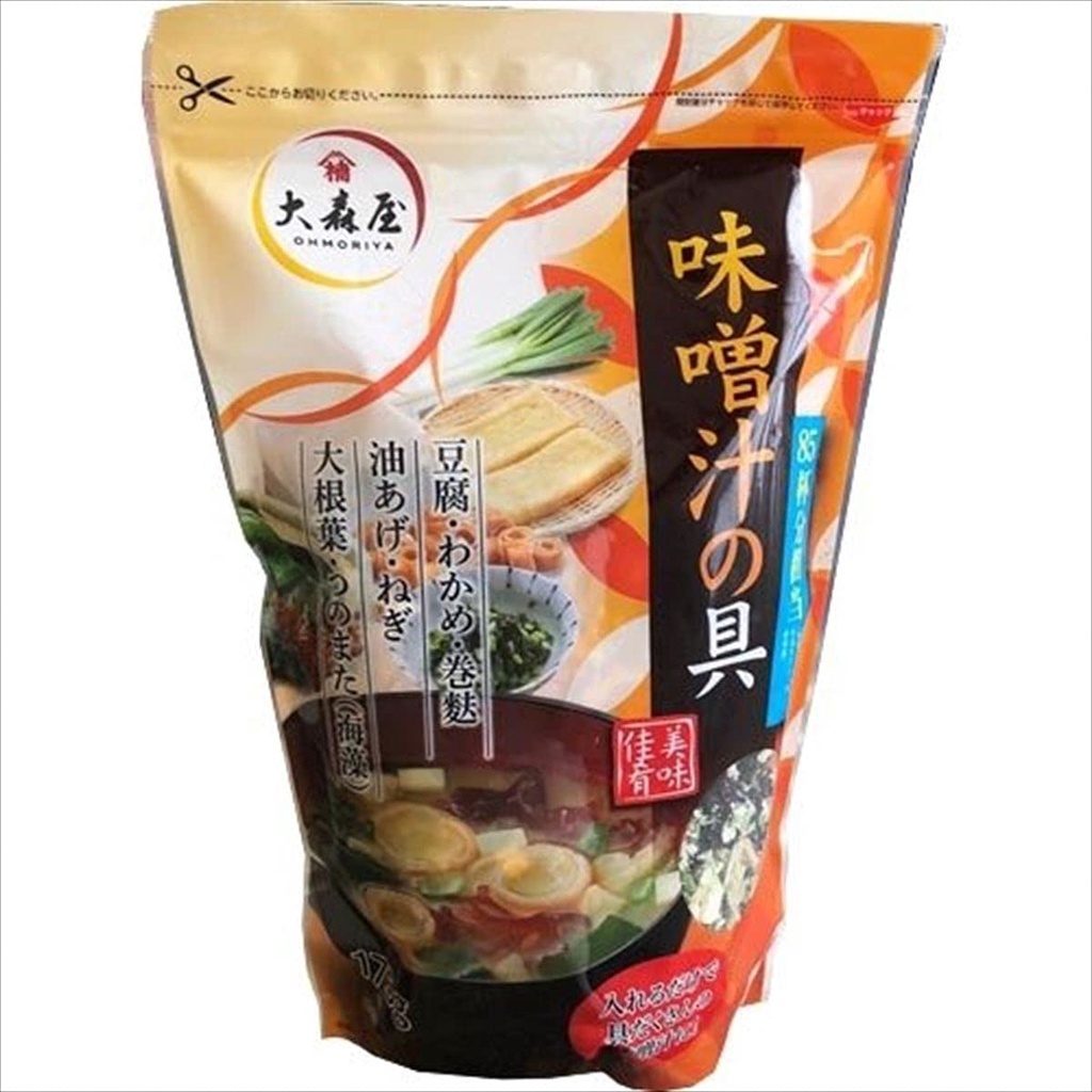 【日本代購-妙本鋪】日本Costco 台灣現貨 大森屋 味增湯 味增湯料包 味噌汁の具 日本拉麵 日本湯品 日本泡麵