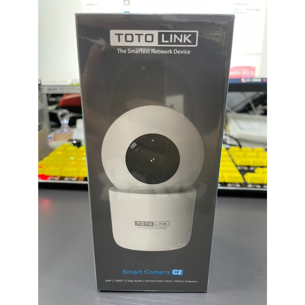 TOTOLINK C2 300萬畫素 360度全視角 無線WiFi網路攝影機  全新現貨 蘆洲可自取📌自取價700