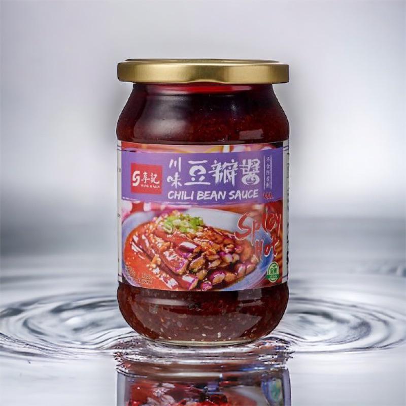 享記SIANG JI ASIA-川味豆瓣醬350G 紅潤濃郁 辣椒蠶豆香味 四川料理神器 全素玻璃罐 無防腐劑