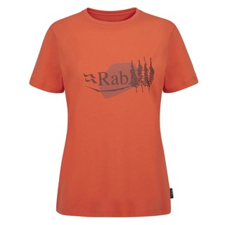 Rab Women's Tuku Bloc Tee 女 有機棉短T QCC-07-RGP 葡萄柚｜碧綠商行
