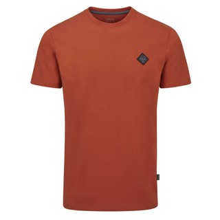 Rab Men's Basecamp Logo Badge TEE 男 再生棉短T QCC-09-RCY黏土紅｜碧綠商行