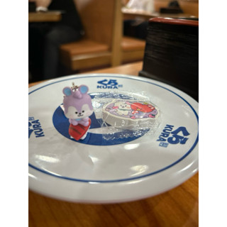 現貨 快速出貨 藏壽司扭蛋 BT21/蠟筆小新/名偵探柯南/鬼滅之刃/卡娜赫拉/BTS 胸章 吊飾 紙膠帶 壽司