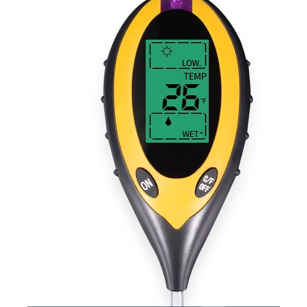 四合一土壤檢測儀外銷光照溫度土壤濕度計酸鹼度ph值測試儀測試器