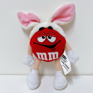 ❤️現貨 m&m巧克力 巧克力 復活節 兔子裝 玩具 老玩具 古董玩具 老古董 老品 公仔 吊飾 掛飾 娃娃 玩偶 布偶