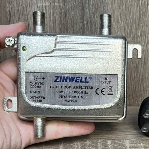 ZINWELL 兆赫電子 數位電視強波器 HDA-R42-1-M 兆赫電子 第四台強波器 福利品