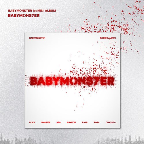 [ 簽名專輯預購 ] BABYMONSTER - 第一張迷你專輯「BABYMONS7ER」韓版 計榜【全員簽名專輯】