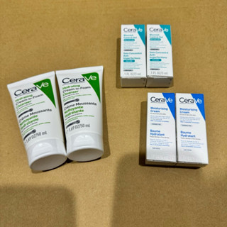 Cerave 適樂膚溫和洗卸泡沫潔膚乳 長效潤澤修護霜 多重酸煥膚修護精華 Cerave試用包 適樂膚旅行組 旅行用
