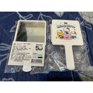 全新未拆封 7-11 HELLO KITTY 50週年一番賞 手拿鏡 襪子