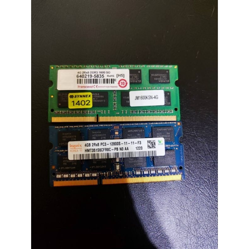 (二手良品) 創見/海力士/威剛 筆記型電腦記憶體 RAM DDR3 4G 4gb DDR2 2g