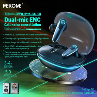 DUAL-MIC ENC Beluga S3 Loomou Series ENC Wireless Earbuds