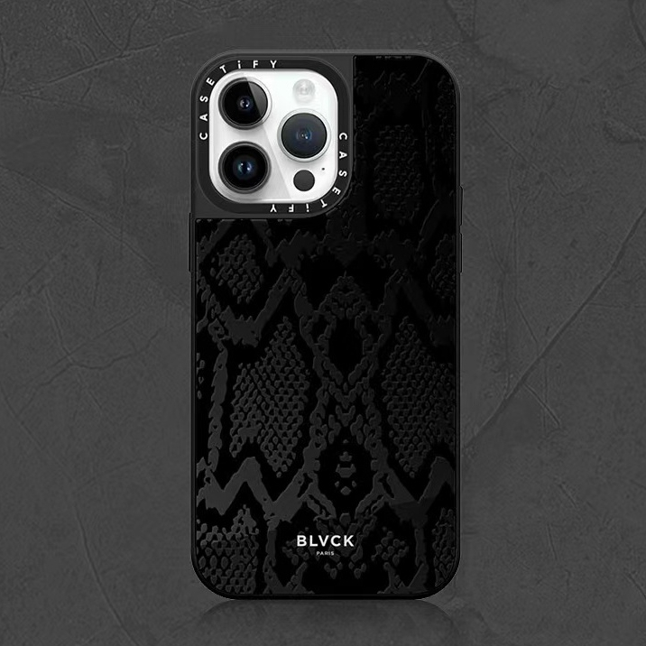 CASETIFY 手機殼 blvck 鏡面殼 iPhone 15 pro max 手機殼 蛇紋 iPhone 13防摔殼