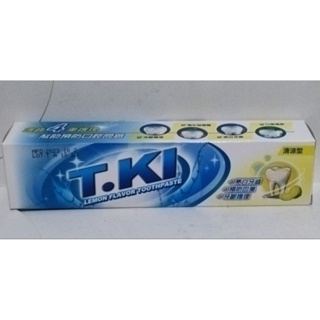T.KI 鐵齒 亮白牙膏 清涼型(檸檬清香)130g(全新)