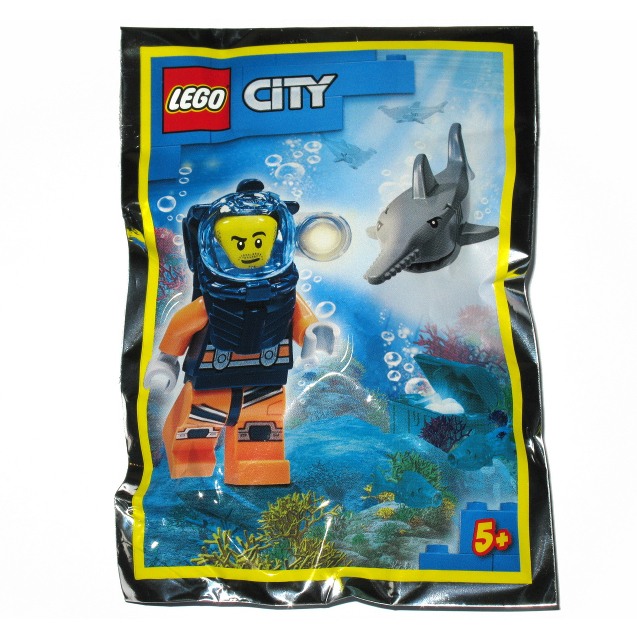《Brick Factory》全新 樂高 LEGO 862011 60095 60221 潛水員與鋸鰩 海底世界