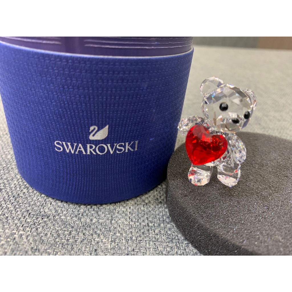 【CH自售】Swarovski Kris 小熊 – 將心給您 Bears 施華洛世奇 水晶 擺飾 原廠 裝飾 百貨公司