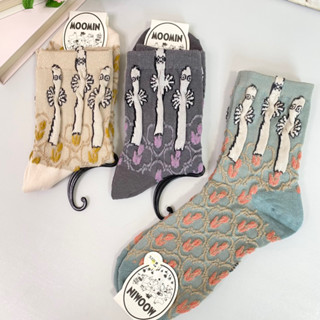 [現貨🇯🇵🔜] 溜溜們 中筒襪 圖騰 日本進口 日本襪子 MOOMIN 襪子 姆明家族