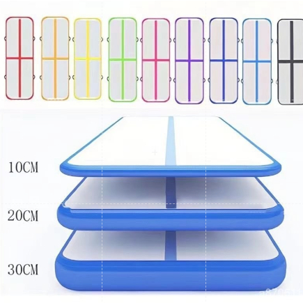 充氣跆拳道充氣空翻專業傢用瑜伽舞蹈體操墊健身專用拉絲氣墊