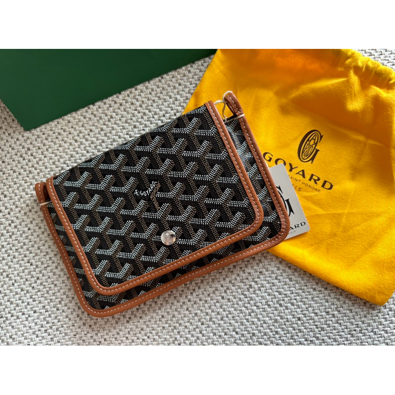 Goyard plumet信封包 經典黑棕色，全新未使用，全配