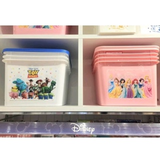 大創 DAISO X 迪士尼 Disney 經典 公主 玩具總動員 附蓋收納箱收納盒 塑膠 收納箱 居家收納用品 代購