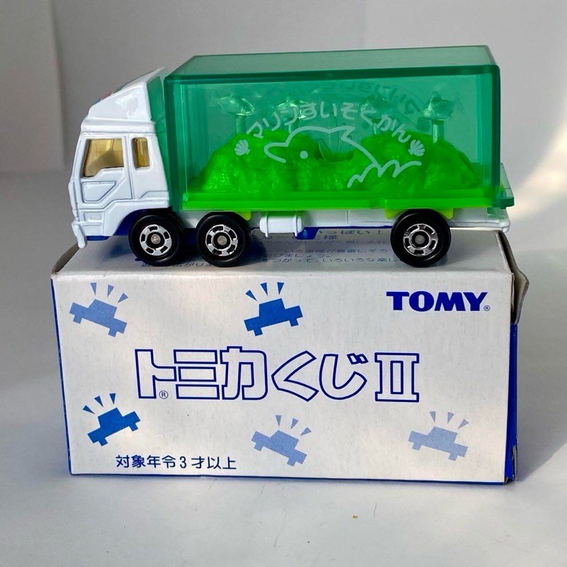 TOMY TOMICA 日版 第2彈 抽抽樂 水族 水族館 海遊館 鯊魚 海豚 卡車 貨車 動物運搬車 搬運車 貨櫃車