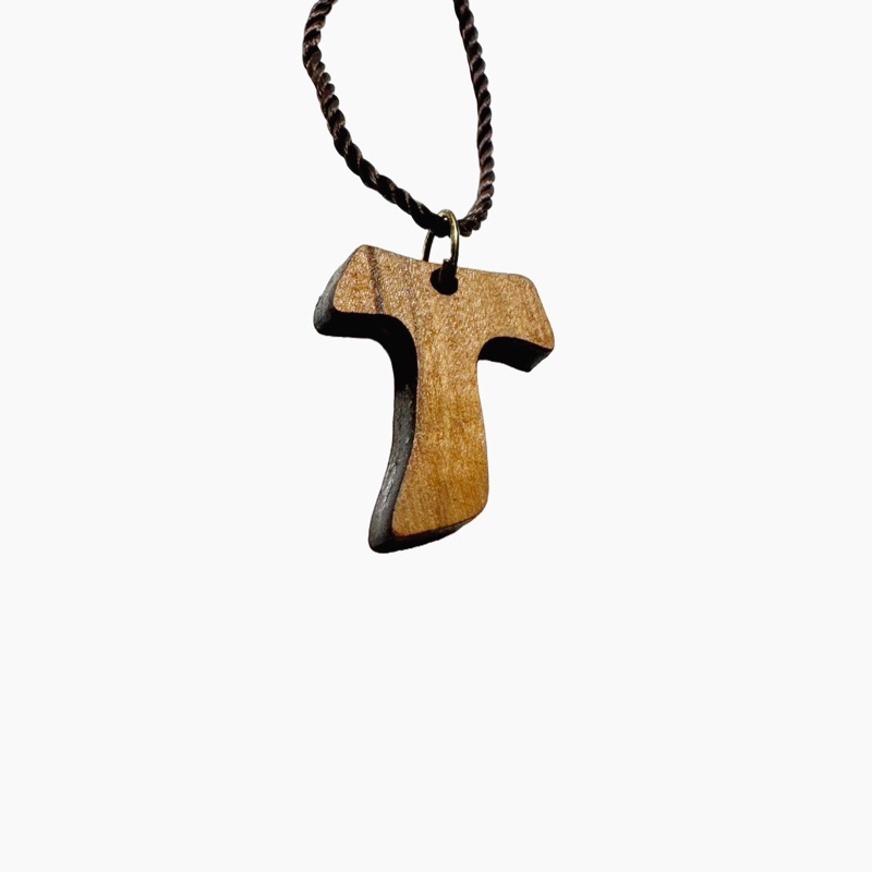 天主教聖物 以色列進口 十字架 橄欖木 項鍊 掛飾 13-24