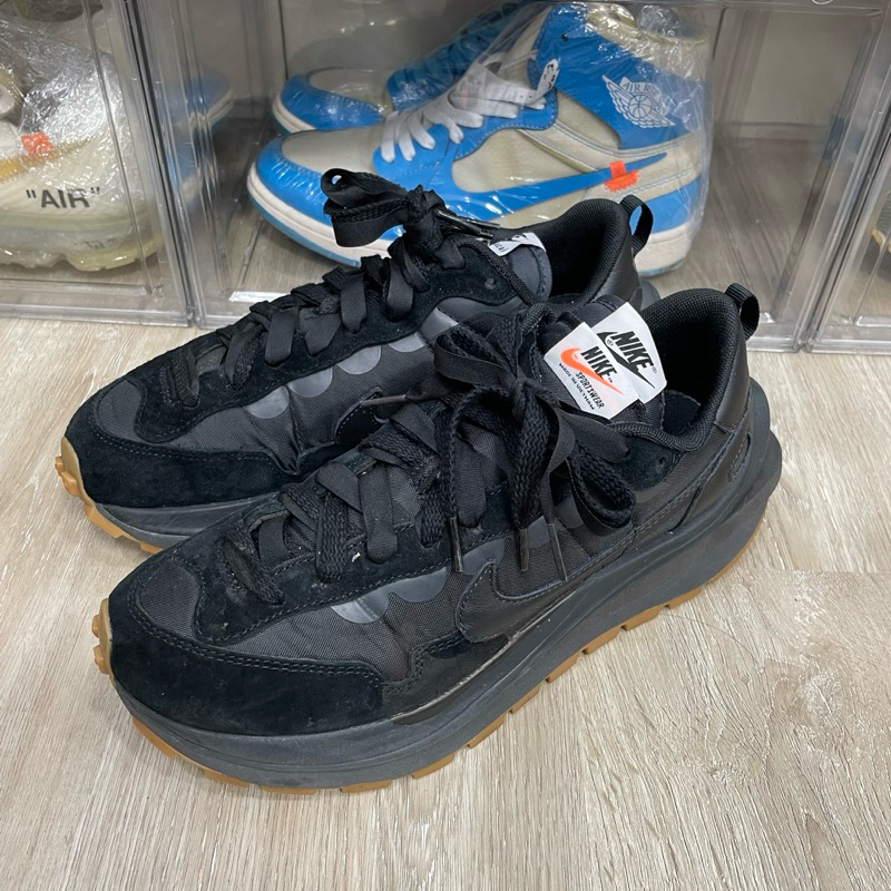 《二手現貨》Sacai x Nike 黑生膠 US8.5 原盒配件齊 鞋況很好