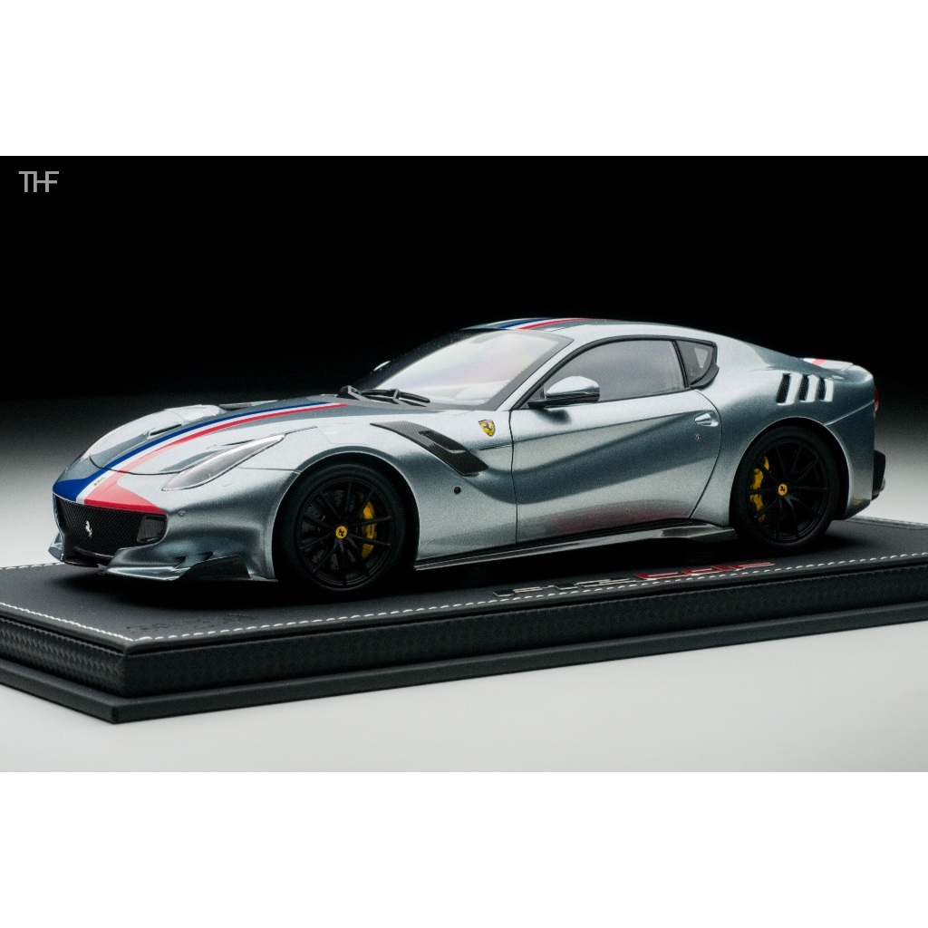 Ferrari F12 TDF 鈦灰色 利曼塗裝 2020聖誕限定 編號8/14 1/18 BBR