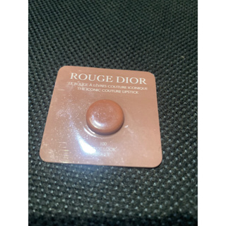 迪奧Dior藍星唇膏#100絲絨特霧試色卡效期到2026