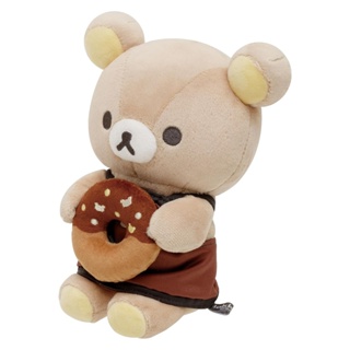 San-X 拉拉熊 懶懶熊 HOME CAFE系列 造型絨毛娃娃 甜甜圈 拉拉熊 XS84563