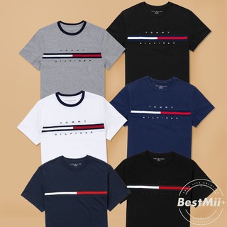 BestMii. 現貨 Tommy Hilfiger 經典電繡Logo圖案短T 多色選
