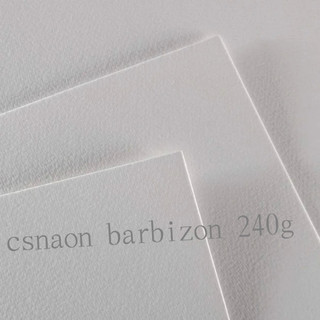 法國水彩紙 康頌 巴比松 canson Barbizon 240磅 240g 4開 4K 單張 水彩紙 初學者 渲染